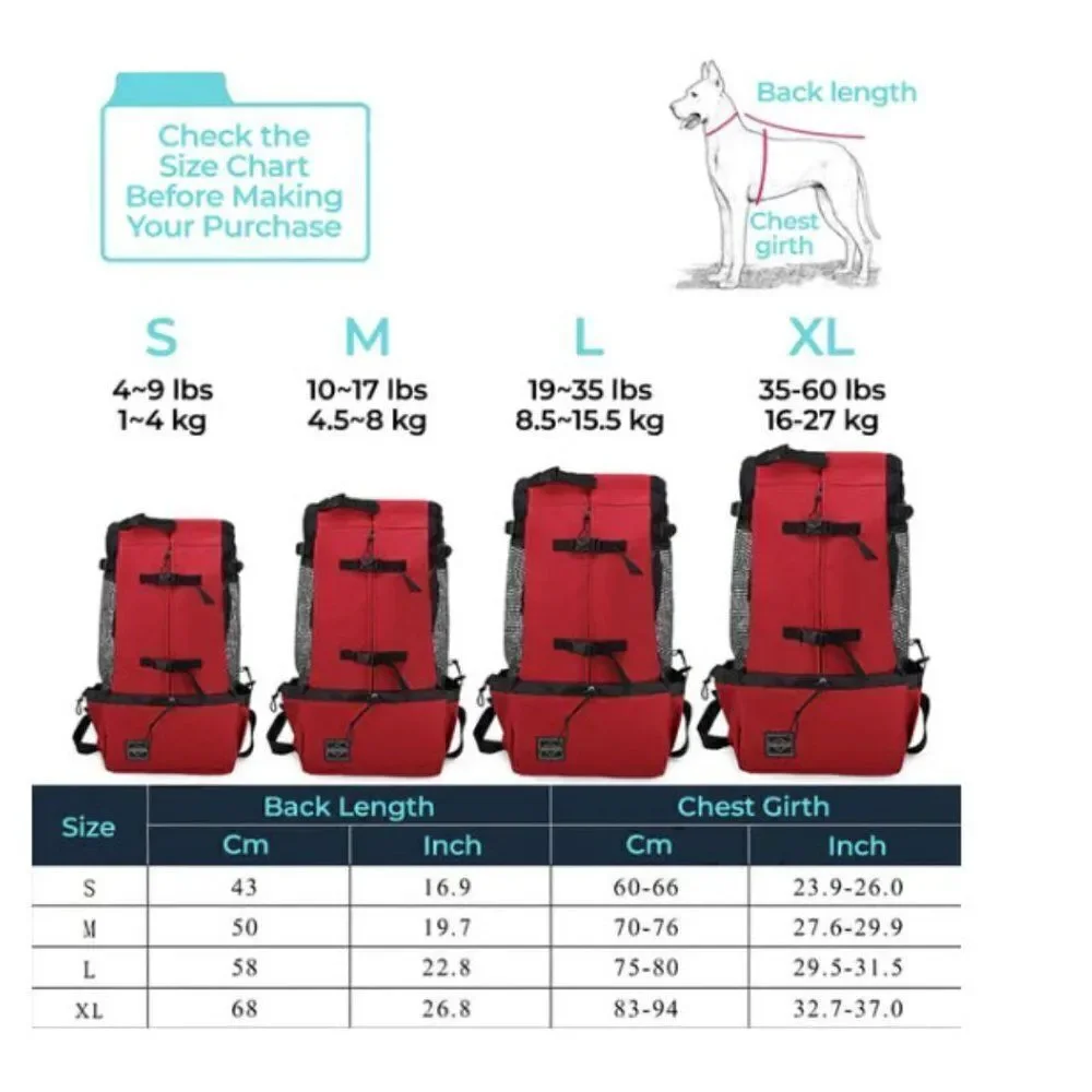 Outdoor Breathable‎ Pet Dog Backpack